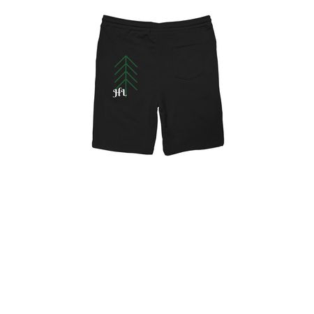 Get them Bucks shorts&nbsp;, a Black Midweight Fleece Shorts (back-view)