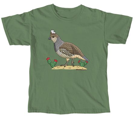 STBB Scaled Quail, a Hemp Comfort Colors Unisex Tee