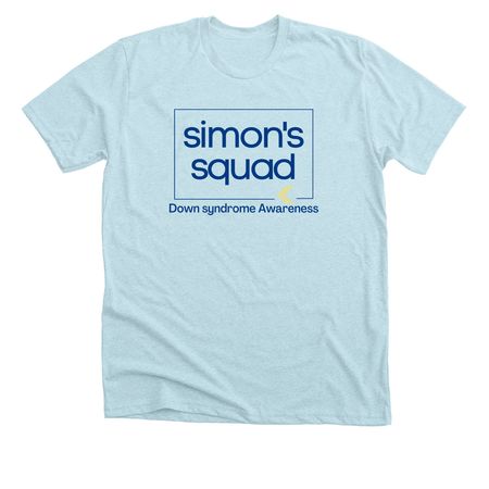 Simon's Squad (2024), a Heather Ice Blue Premium Unisex Tee