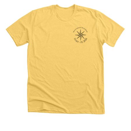 Wayfinder Shirts, a Heather Yellow Gold Premium Unisex Tee