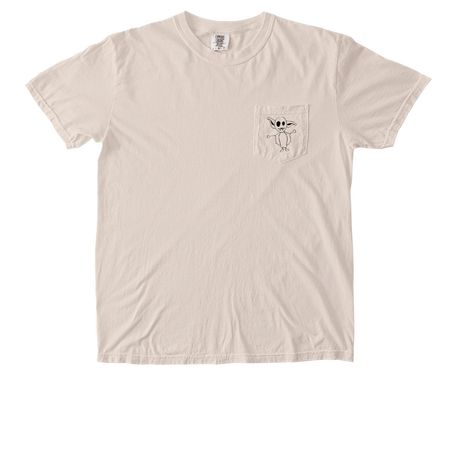 Gerblin, a Ivory Comfort Colors Pocket Tee