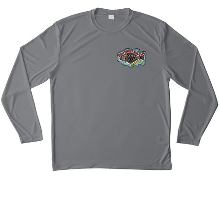 Artwork by Celia Bower, a Grey Concrete Unisex Performance Long Sleeve Tee