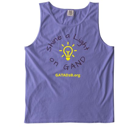 GAND Awareness 2026, a Violet Comfort Colors Tank Top