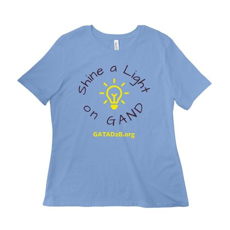 GAND Awareness 2026, a Carolina Blue Women?s Relaxed Cotton Tee
