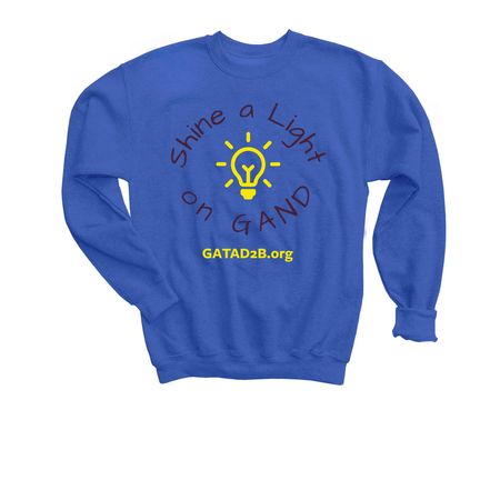 GAND Awareness 2026, a Royal Youth Crewneck Sweatshirt