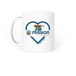 Love Mission, a White Coffee Mug (back-view)
