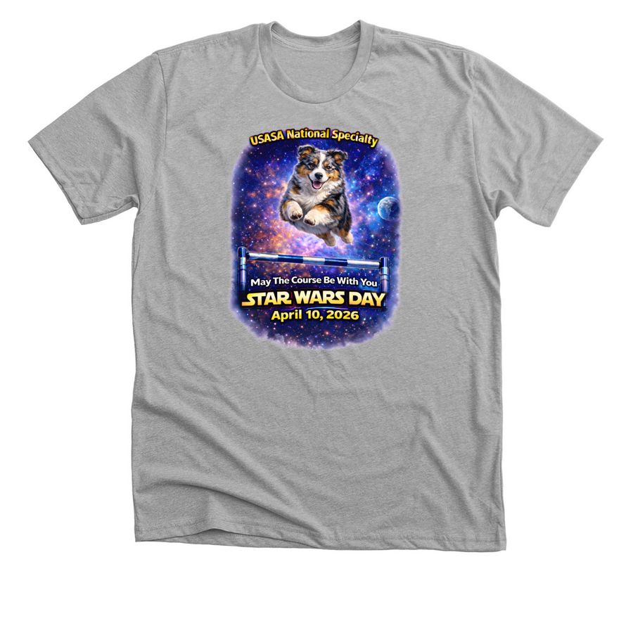 Star Wars Day!, a Athletic Heather Premium Unisex Tee
