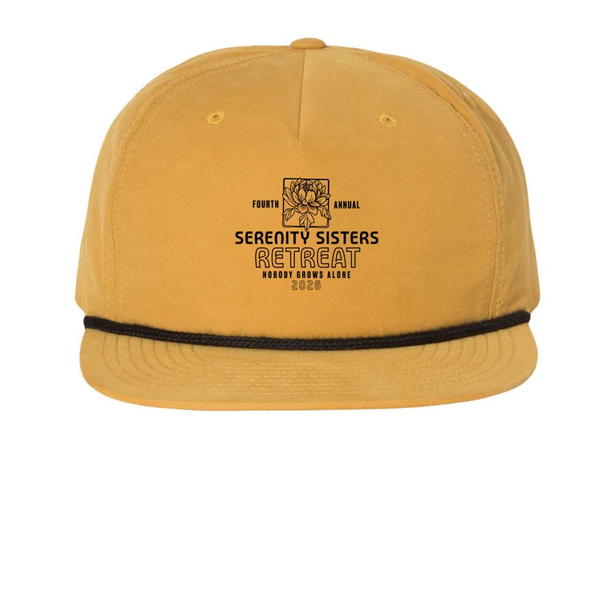 Serenity Sisters 2026 Hats, a Biscuit/ Black Printed Umpqua Snapback Cap