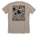 Kelley's Fearless Era Gear, a Heather Stone Premium Unisex Tee (back-view)