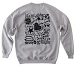 Kelley's Fearless Era Gear, a Sport Grey Softstyle Crewneck Sweatshirt (back-view)