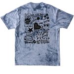 Kelley's Fearless Era Gear, a Ocean Comfort Colors Colorblast Tee (back-view)