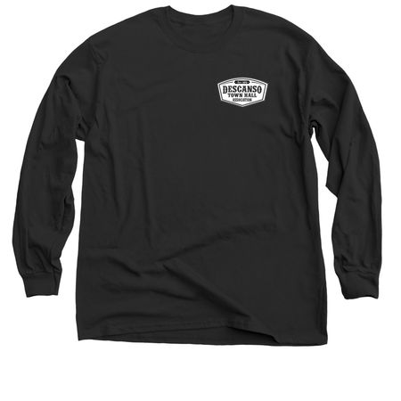 Descanso Town Hall Merch, a Black Classic Long Sleeve Tee
