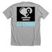 Help Raise money for CJ!, a Athletic Heather Premium Unisex Tee (back-view)
