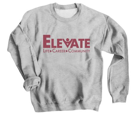 On Fridays We Wear Maroon, a Sport Grey Crewneck Sweatshirt