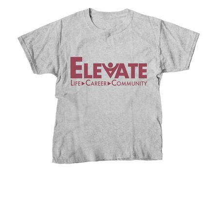 On Fridays We Wear Maroon, a Sport Grey Youth Unisex Tee