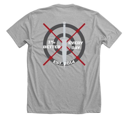 EAX worldwide&nbsp;, a Athletic Heather Premium Unisex Tee (back-view)