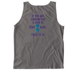 Team Pawsitive Steps&nbsp;, a Grey Comfort Colors Tank Top (back-view)