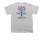 Team Pawsitive Steps&nbsp;, a Sport Grey Youth Unisex Tee (back-view)