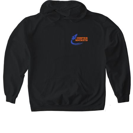 CenTex Rockets Shirts, a Black Gildan Softstyle Pullover Hoodie