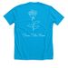Tula Rose's Sassectomy Fundraiser!, a Neon Blue Premium Unisex Tee (back-view)