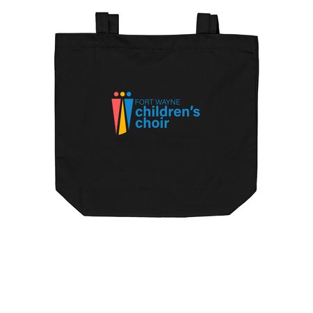 FWCC Tote Bag, a Black Organic Cotton Tote Bag