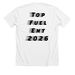 STEPHEN PEARCY RATT Top Fuel Ent Logo 2026, a Solid White Blend Premium Unisex Tee (back-view)