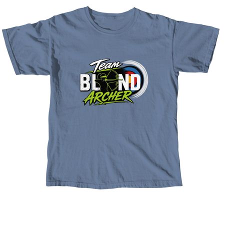Team Blind Archer, a Blue Jean Comfort Colors Unisex Tee