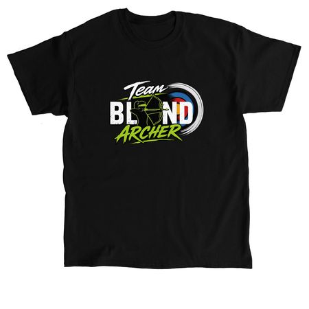 Team Blind Archer, a Black Classic Unisex Tee