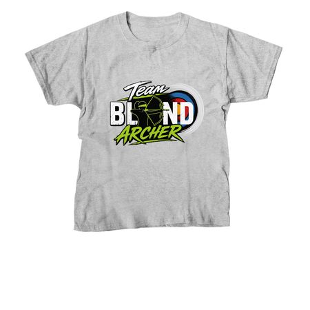 Team Blind Archer, a Sport Grey Youth Unisex Tee