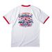 4th Annual Campoholic Campout, a White/ Red Cotton Ringer Tee (back-view)