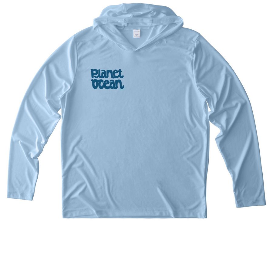 Endless Summer Sun Shirt, a Light Blue UV Performance Long Sleeve Hoodie