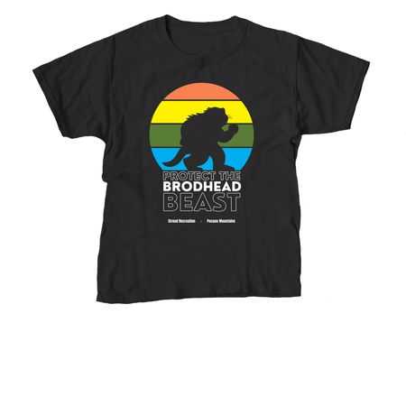 Protect the Brodhead Beast, a Black Youth Unisex Tee