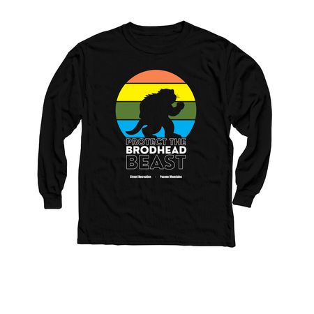 Protect the Brodhead Beast, a Black Youth Long Sleeve Tee