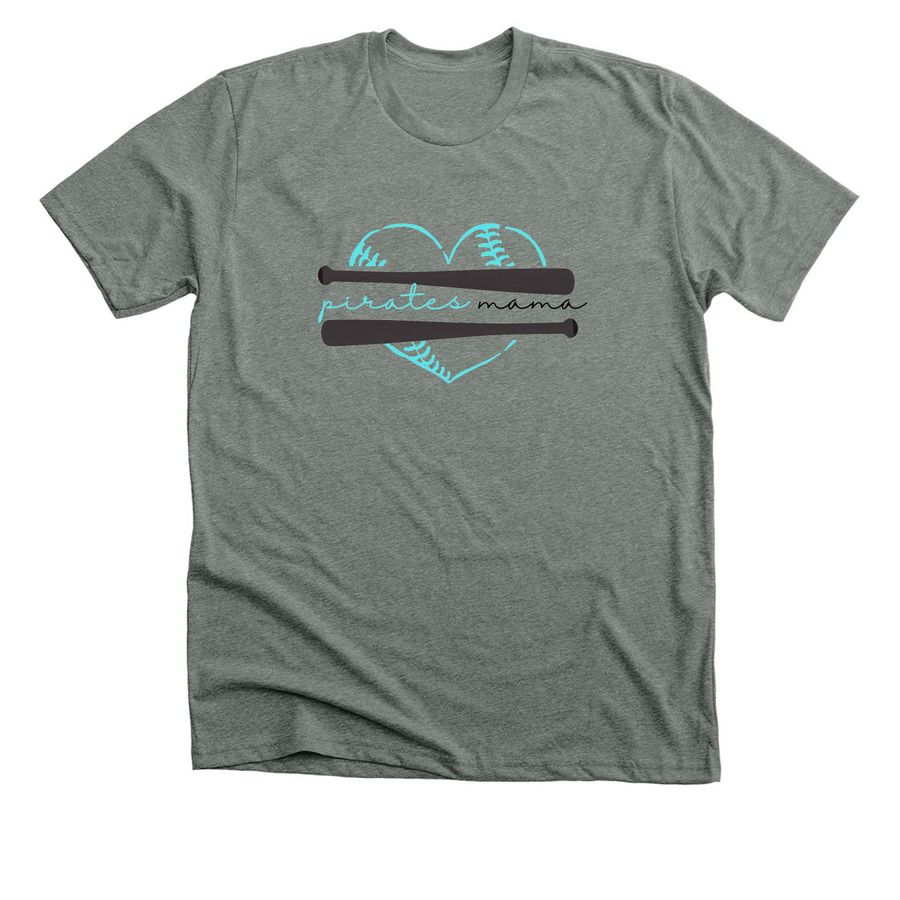 Pirates MAMA, a Deep Heather Premium Unisex Tee