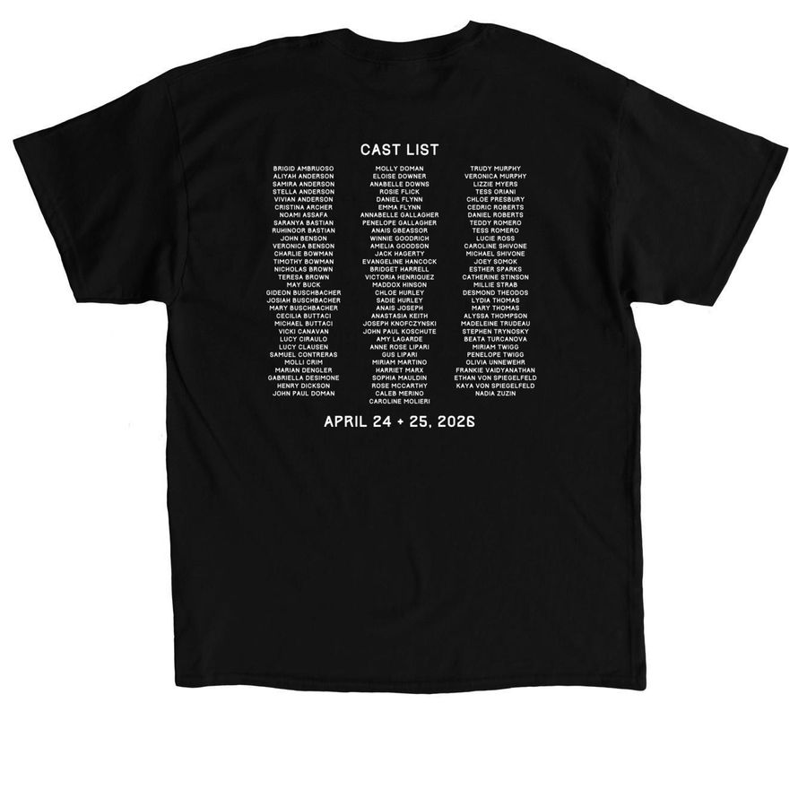 SJA Sound of Music Shirts&nbsp;, a Black Classic Unisex Tee (back-view)