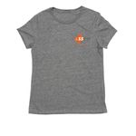 Ultrasound!, a Aluminum Grey Allmade Eco Triblend Women?s Tee (back-view)