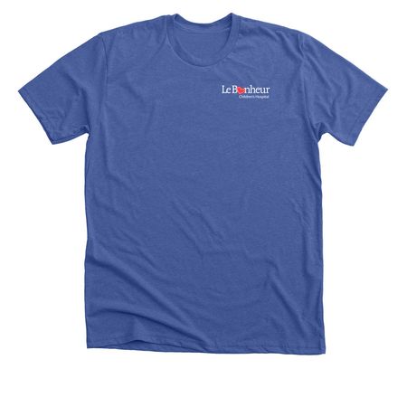 Le Bonheur Caring In The Heart of Memphis, a Solid True Royal Premium Unisex Tee