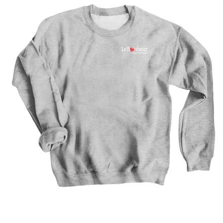 Le Bonheur Caring In The Heart of Memphis, a Sport Grey Crewneck Sweatshirt