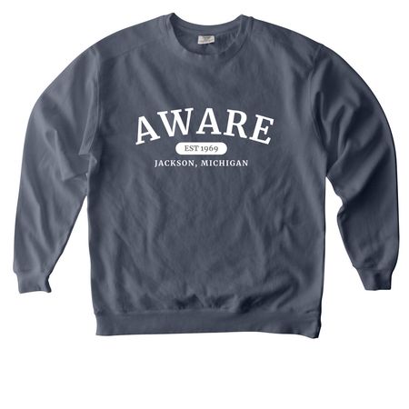 The Vintage Collection, a Denim Comfort Colors Crewneck Sweatshirt