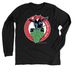 Ambassador Arlo Says, a Solid Black Blend Premium Long Sleeve Tee