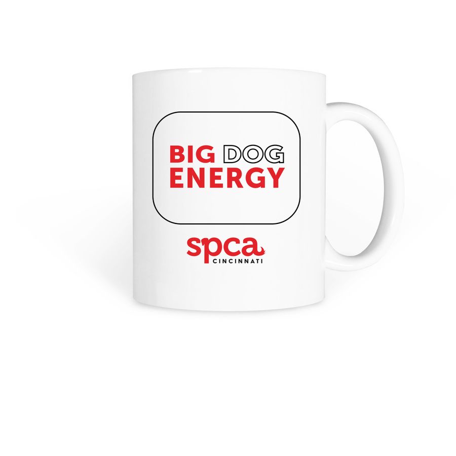 Big Dog, a White Coffee Mug