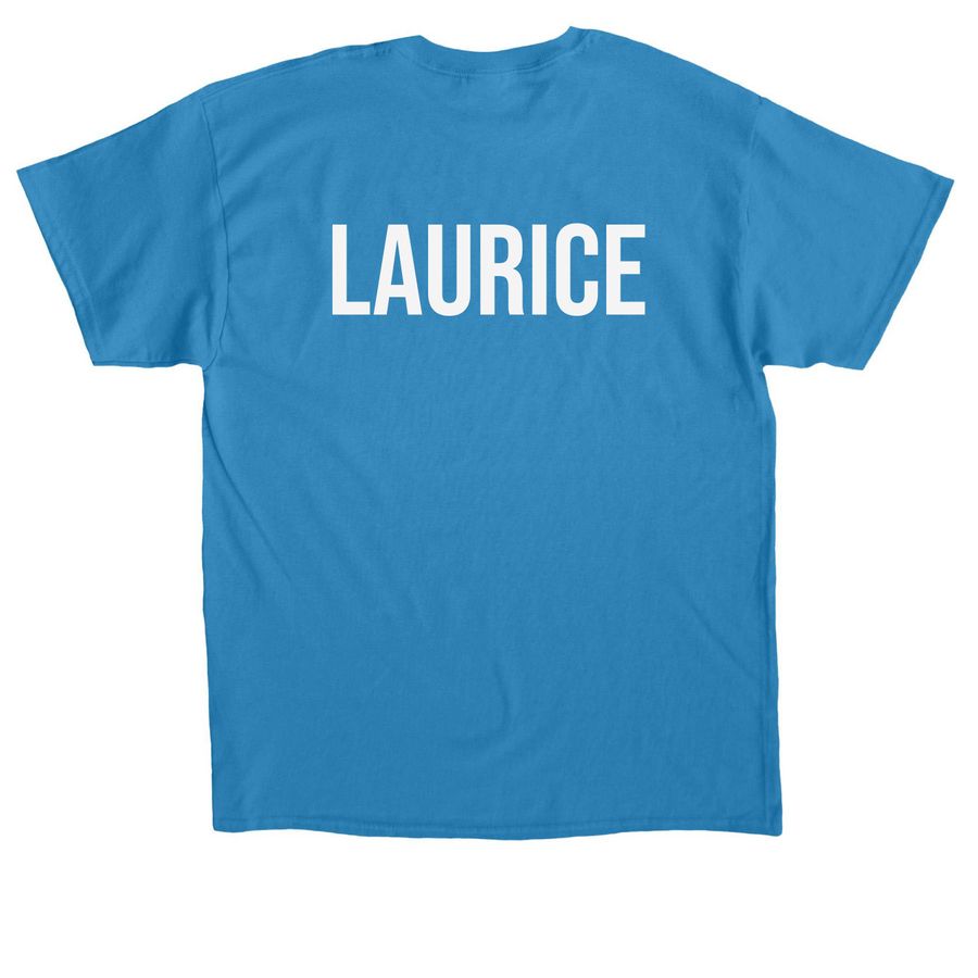 Our Roots Run Deep Laurice 2026, a Sapphire Classic Unisex Tee (back-view)