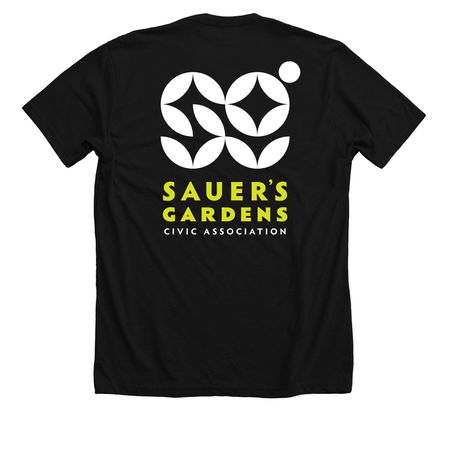 SGCA on Black, a Solid Black Blend Premium Unisex Tee