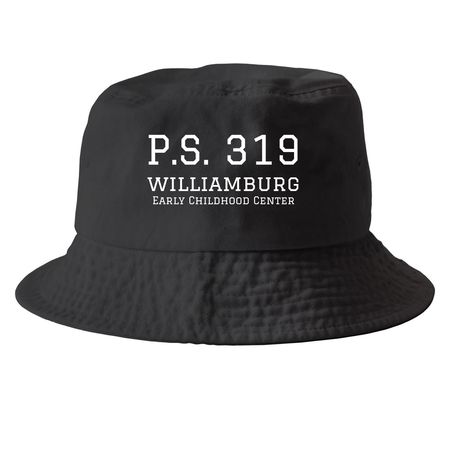 P.S. 319 HATS, a Black Printed Bucket Hat