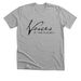 Retro Logo, a Athletic Heather Premium Unisex Tee