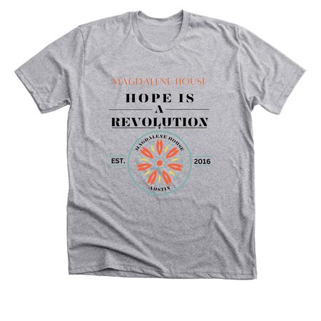 Hope Is A Revolution!, a Athletic Heather Premium Unisex Tee