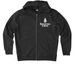 Brighton Logo Zip-Ups (Neutral), a Dark Heather Grey Stanley/Stella Unisex Cultivator 2.0 Zip Up Pullover Hoodie