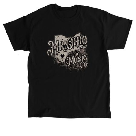 Mr. Ohio creepy tee, a Black Classic Unisex Tee