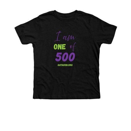 I am 1 of 500, a Black Heather Premium Youth Tee