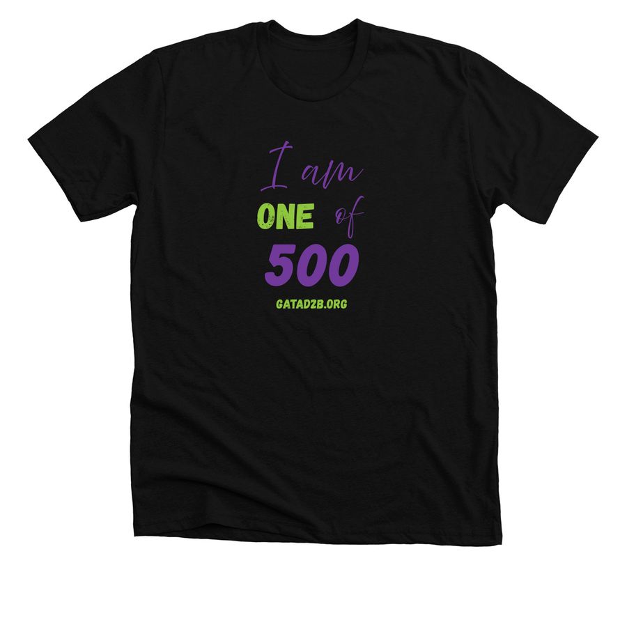 I am 1 of 500, a Solid Black Blend Premium Unisex Tee